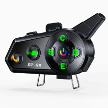 D26X Walkie-Talkie-Helm-Bluetooth-Headset: Wasser- und staubdicht für 1 bis 5 Personen, Musik-Sharing & -Mixing, Walkie-Talkie für mehr