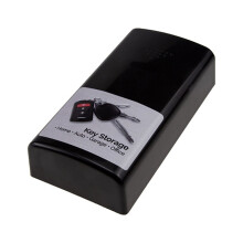 Magnetischer Schlüsselkasten fürs Auto – PP, Schwarz, 107 x 56 x 26,7 mm