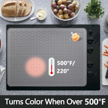 Extra Large Silicone Stove Cover Mat, Heat Resistant, Non-Slip, Easy Clean – 1 Pack, Compatible with Gas & Electric Ranges