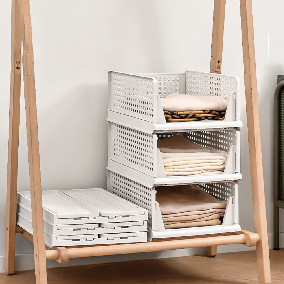 Foldable Plastic Storage Box Stackable 1 Pack