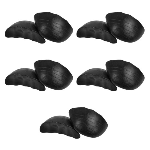 10Pcs Customizable Footwear Inserts Shoe Size-round head BK