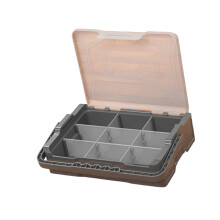 Portable Tool Box Organizer Hardware Storage Box Portable-Grey