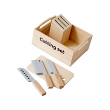 Wooden Pretend Play Cutting Toy For Kids Entertainment-Knives