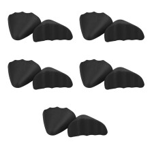 10Pcs Daily Comfort Soft PU Shoe Inserts-pointed tip BK