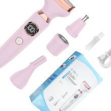 Women's All In One Hair Trimmer Featuring Blades Head For-Pink