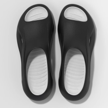 (Carbon&BlackWhite, 38-39) Papuci de baie moi pentru bărbați din spumă cu memorie – Șlapi ușori pentru baie și casă, pentru vară