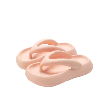 (pink, 38-39) Damsandaler i EVA med tjock sula – Premiumkomfort för sommar-, pool- och semesterpromenader
