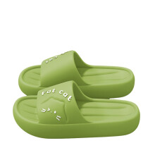 (green, 40-41) Nowe kapcie 3D Floofy Cat Buzia 2026 – klapki basenowe i plażowe Eco Cloud EVA | Lekkie, terapeutyczne kapcie domowe z