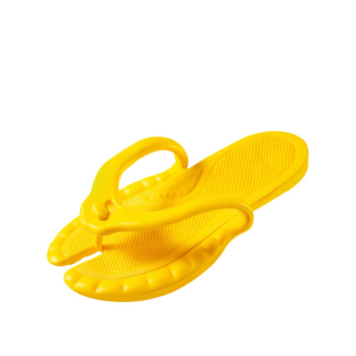 (yellow, 42-43) Αντιολισθητικές παντόφλες παραλίας EVA: Συσκευάζονται, στεγνώνουν γρ