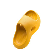 (yellow, 33-34(22CM)) Șlapi de plajă EVA pentru vacanța de vară | Papuci cu platformă și pernă - Curcubeu Unisex și ușori