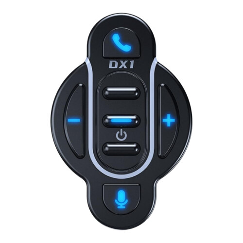 2026 New DX1 Motorcycle Handle Bluetooth Controller Waterproof Motorcycle Wireless Bluetooth Headset Controller Voice Control