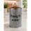 Silver Crushed Diamond Dog Food Storage Jar 22cm 3
