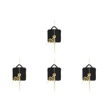4Sets Golden Clock Mechanism Kit Plastic Clock Replacement