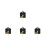4Sets Golden Clock Mechanism Kit Plastic Clock Replacement 1