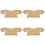 4Pièces Cordier Pipa En Bambou Marron Clair Durable Et 1