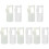 10Pcs Assorted Color Nylon Flute Mouthpiece Durable Replacement Parts 1