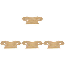4Pcs Handmade Bamboo Pipa Bridge Tailpiece Replacement for Luthiers