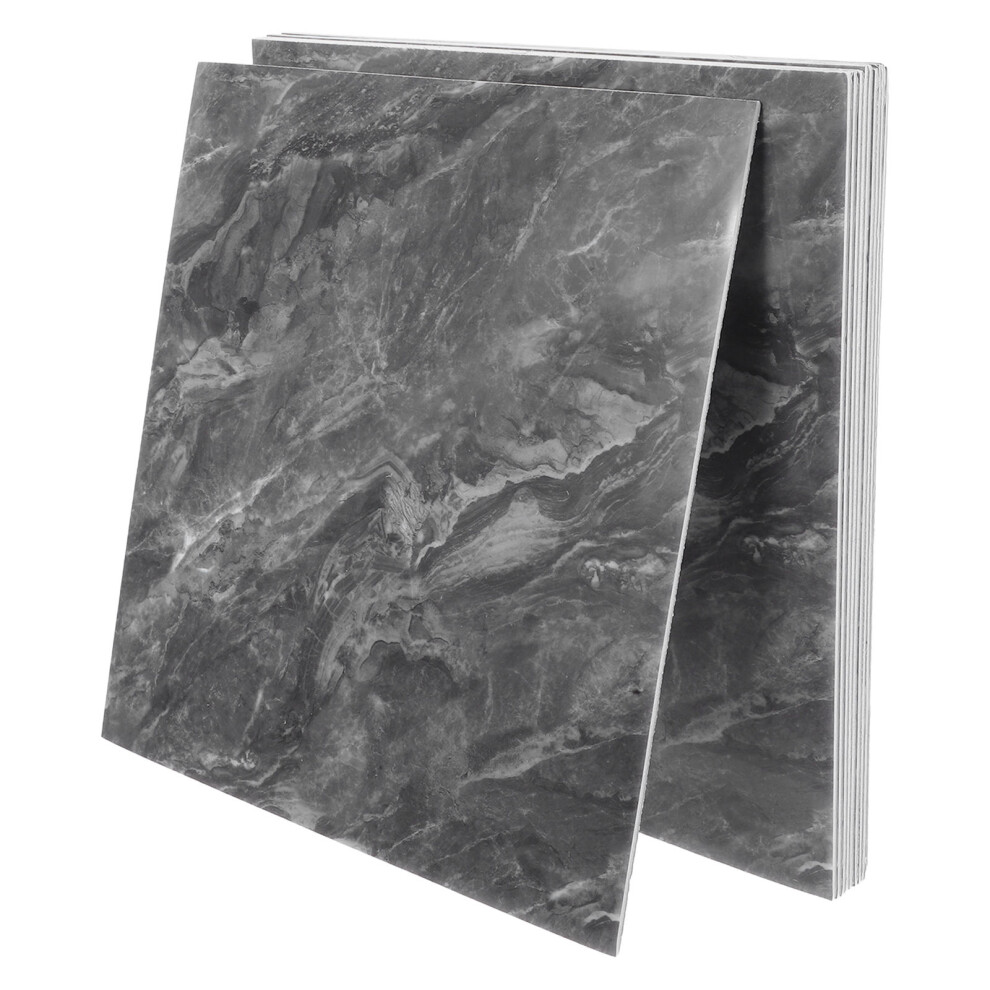 10Pcs Peel And Stick Grey Marble Tiles Pvc Waterproof Backsplash Cover 3761108675992