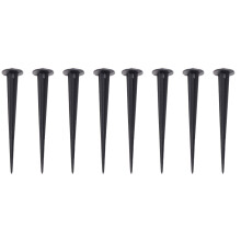 8Pcs Durable Aluminum Lawn Lamp Ground Spikes for Outdoor Lighting