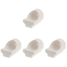 4Pcs White Nickel Crucible Cups with Thermal Conductivity for Lab Use