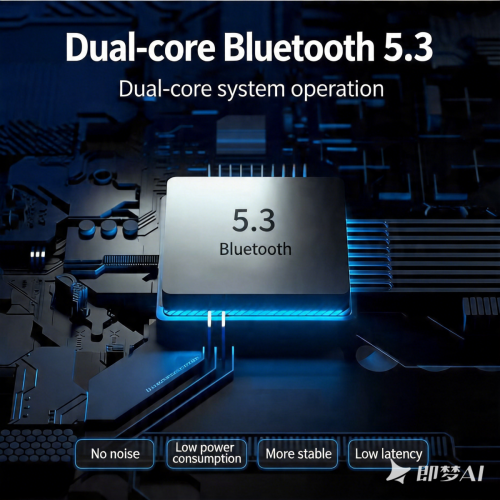 Ακουστικά Bluetooth για μοτοσικλέτα V5.3: Αδιάβροχο IPX6, Φως RGB, Μπαταρία 500mAh, Φωνητι 2