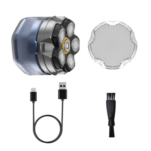 Magnetic Intelligent Six-Blade Washable Electric Shaver(USB) 1