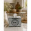 Silver Mirrored Butter Dish with Lid 14x11cm 2