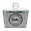 Silver Mirrored Butter Dish with Lid 14x11cm 1