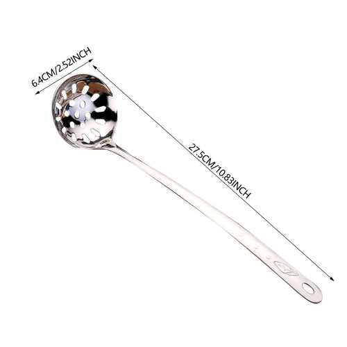 Suppenkelle aus Edelstahl mit langem Griff (7 cm oder 6 cm) 2