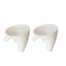 Flour Funnel for KitchenAid Mixer 5 Qt, Anti-Splash Attachment Compatible with KSM150 (4.5 & 5 Qt), Dishwasher Safe