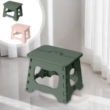 Escabeau pliant rose pour adultes, supportant jusqu'à 136 kg (300 lbs), antidérapant