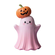 Zucca rosa a forma di fantasma da 2,8 pollici
