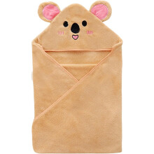 Babyhanddoekenset met capuchon van zacht koraalfleece, 2 stuks
