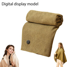 Portable Heated Blanket Shawl Wrap, 60x31in, USB Electric Heating, Rapid Warm, Machine Washable, Compatible with USB power sources