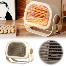 Calefactor cerámico portátil de 1500 W con termostato.