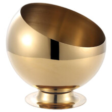 YIEMEEN Elegant Metal Snacks Bowl Detachable Stand Multi Functional Candy Dispenser