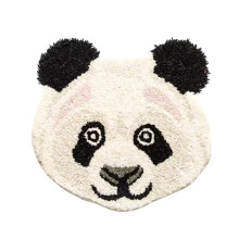 Tappeto a forma di testa di animale carino – Finta pelle di pecora, antiscivolo,