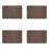 Tapete de café absorvente com base de borracha, 30,5 x 40 cm (12 x 15,75 polegadas). 1