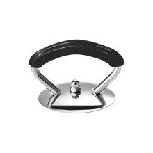 Maniglia del coperchio in acciaio inox con impugnatura in silicone