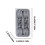 Hundeformet silikon isbitform 12 hulrom 3