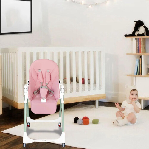 Capa de couro PU para cadeira alta de bebê. 2