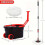 Wischmopp- und Eimer-Set mit 360-Auswringer, 3 Pads, 61 Zoll 2