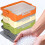 Portable Tool Box Organizer Hardware Storage Box Portable-Grey 5