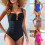 Beach Swimwears Spandex Texture Suitable for-leopard print XL 4