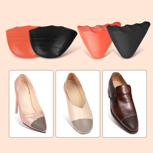 10Pcs Customizable Footwear Inserts Shoe Size-round head BK 2