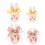 Fabric Stuffing Bunnies Decoration Spring Easter Cloth Rabbit-S 2