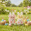 Fabric Stuffing Bunnies Decoration Spring Easter Cloth Rabbit-S 6