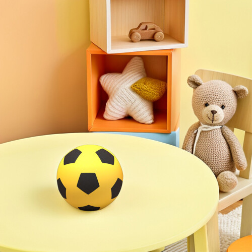 Ballon De Foot Doux Silencieux PU Mousse Pour Intérieur 2
