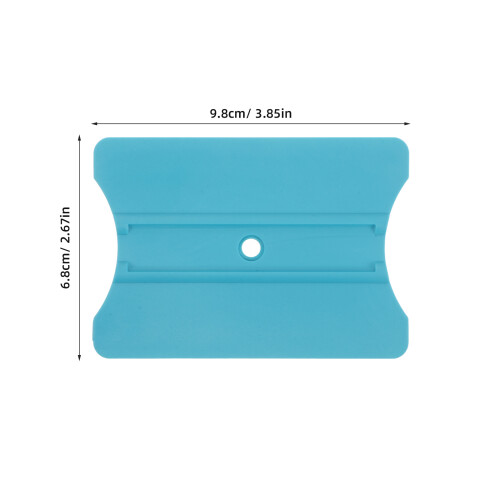 Racloir Vinyle Plastique Bleu Pour Auto Et Nettoyage 1
