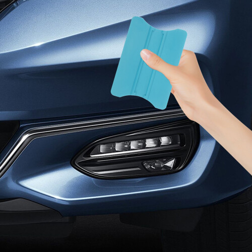 Racloir Vinyle Plastique Bleu Pour Auto Et Nettoyage 2